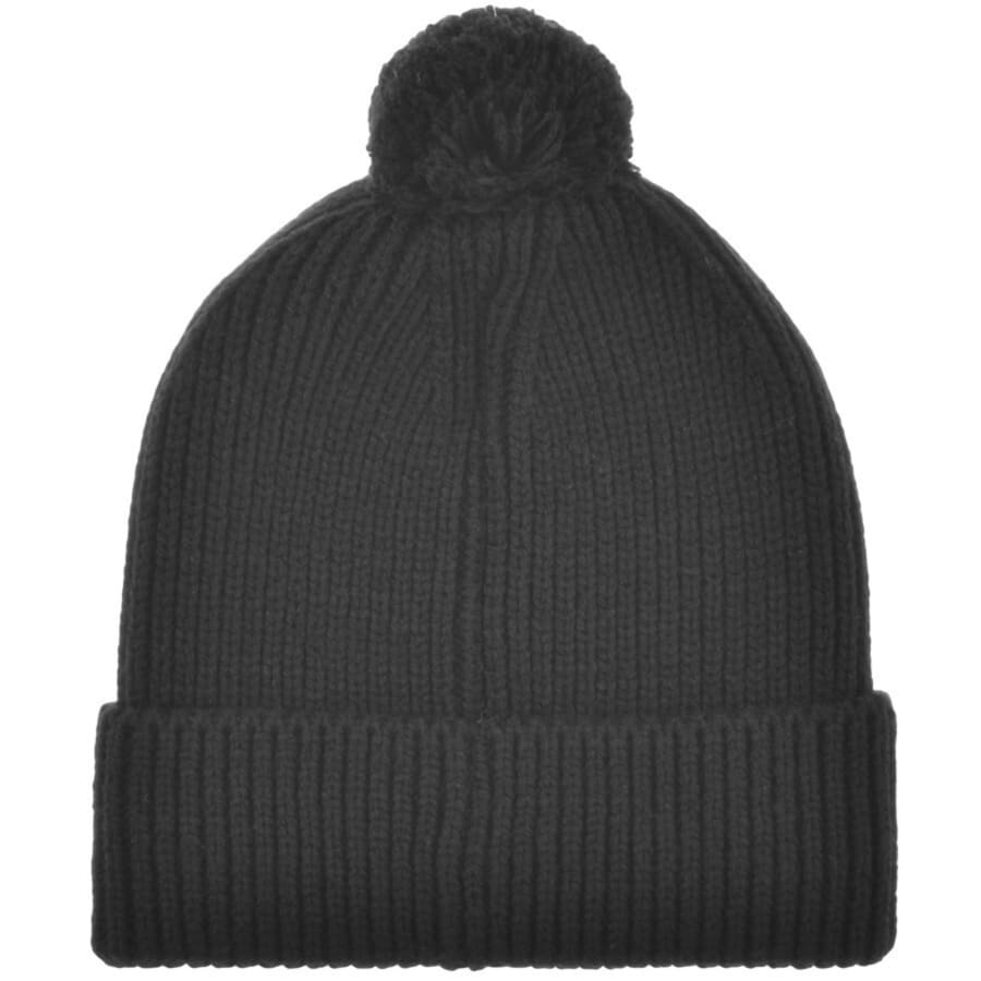 The North Face Logo Box Pom Beanie TNF Black